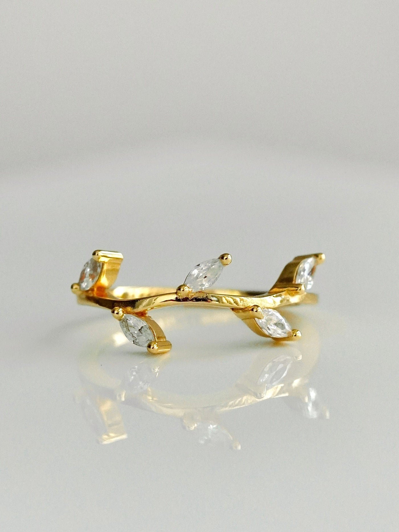 Crystal Branch Ring