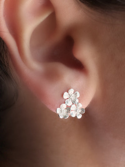 Blossom trio studs