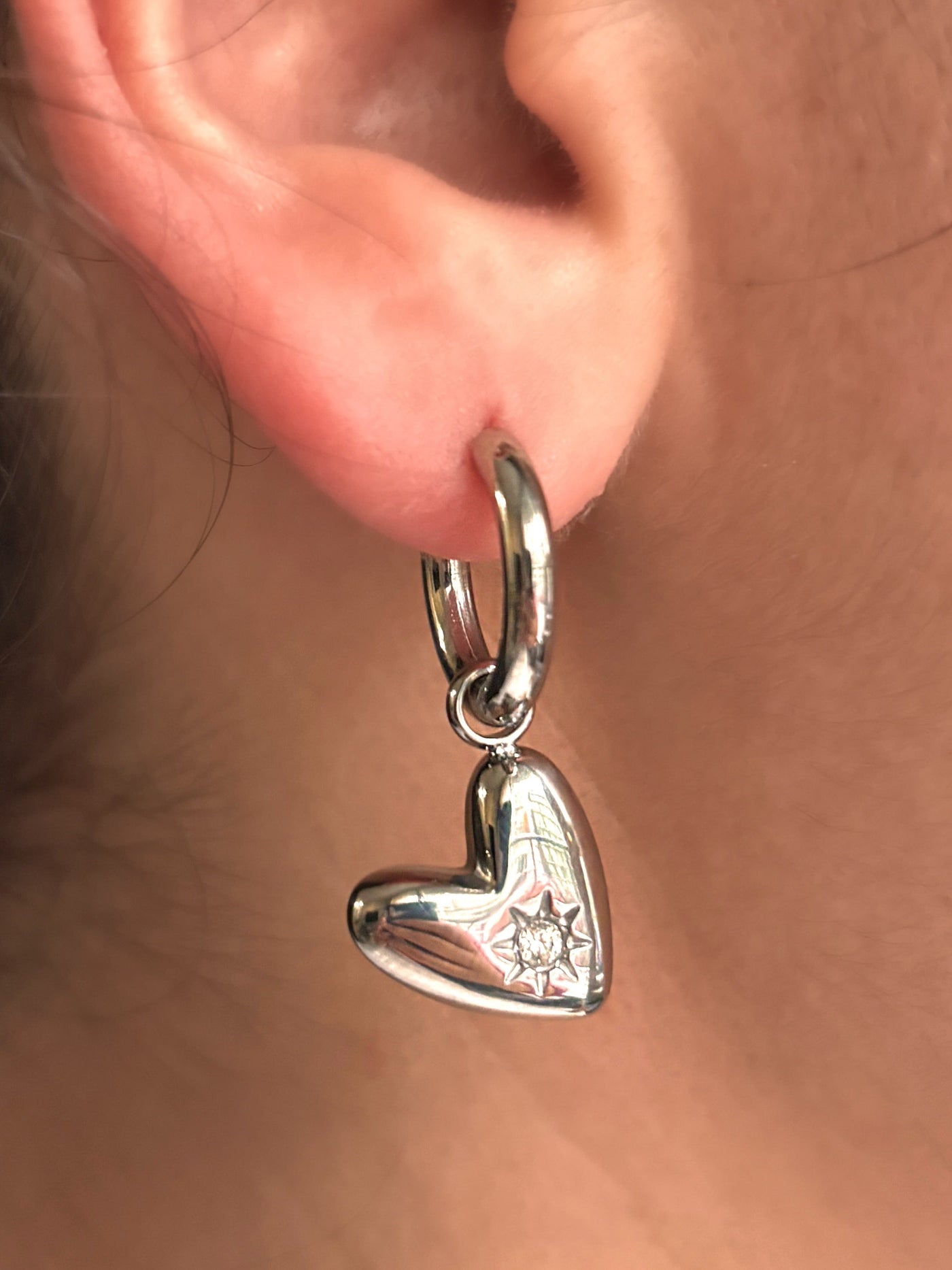 Starlit Heart Hoops