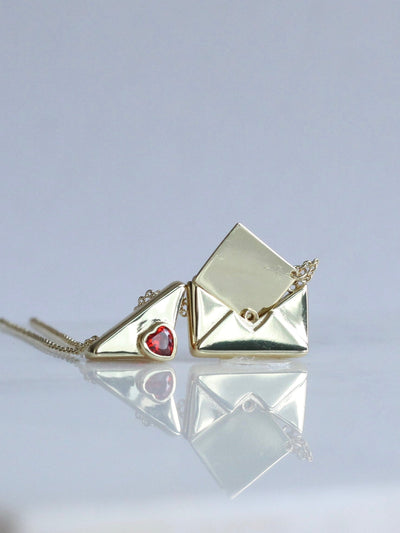 Engravable Love Note Necklace