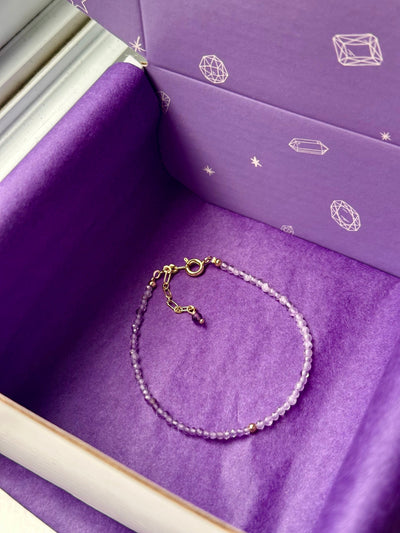 Gem stacking bracelet