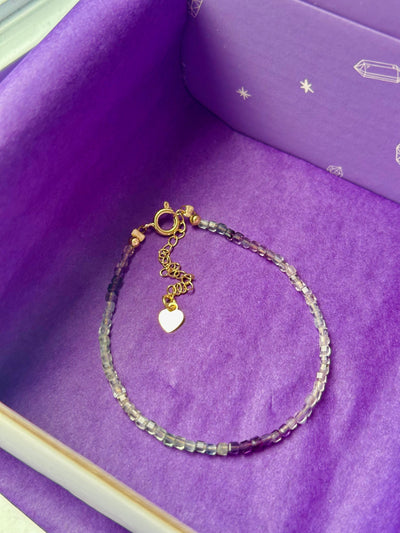 Gem stacking bracelet