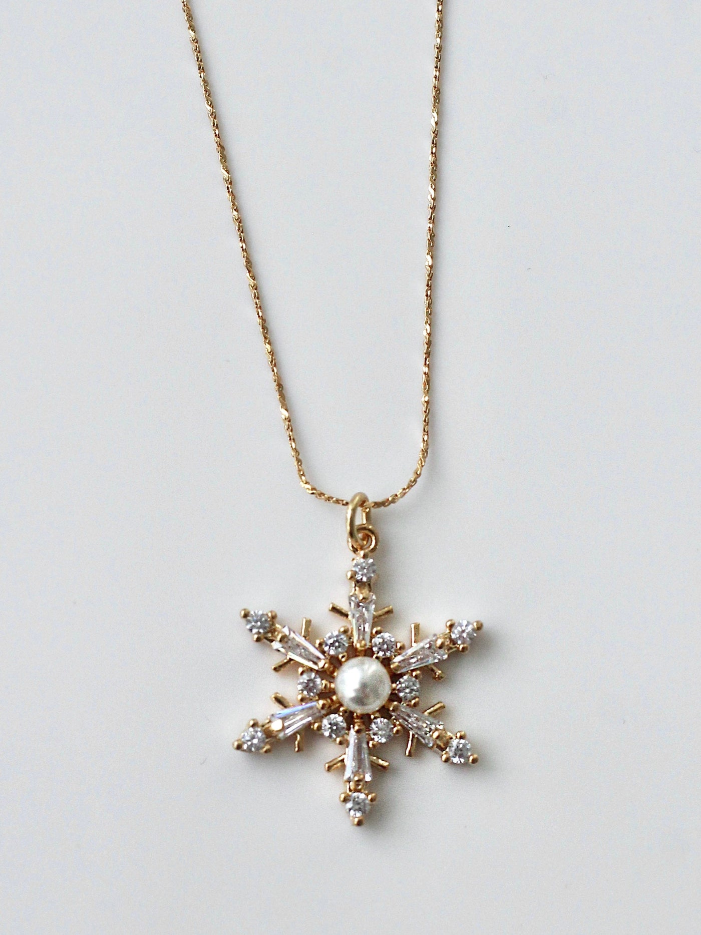 Aurora Snowflake Necklace