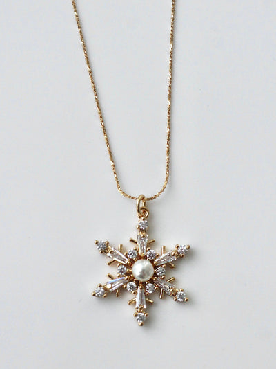 Aurora Snowflake Necklace