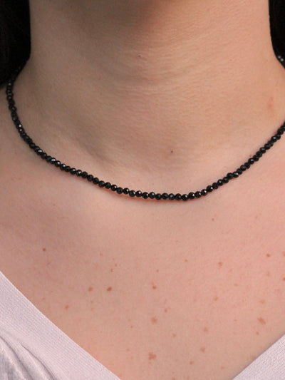 Black tourmaline necklace