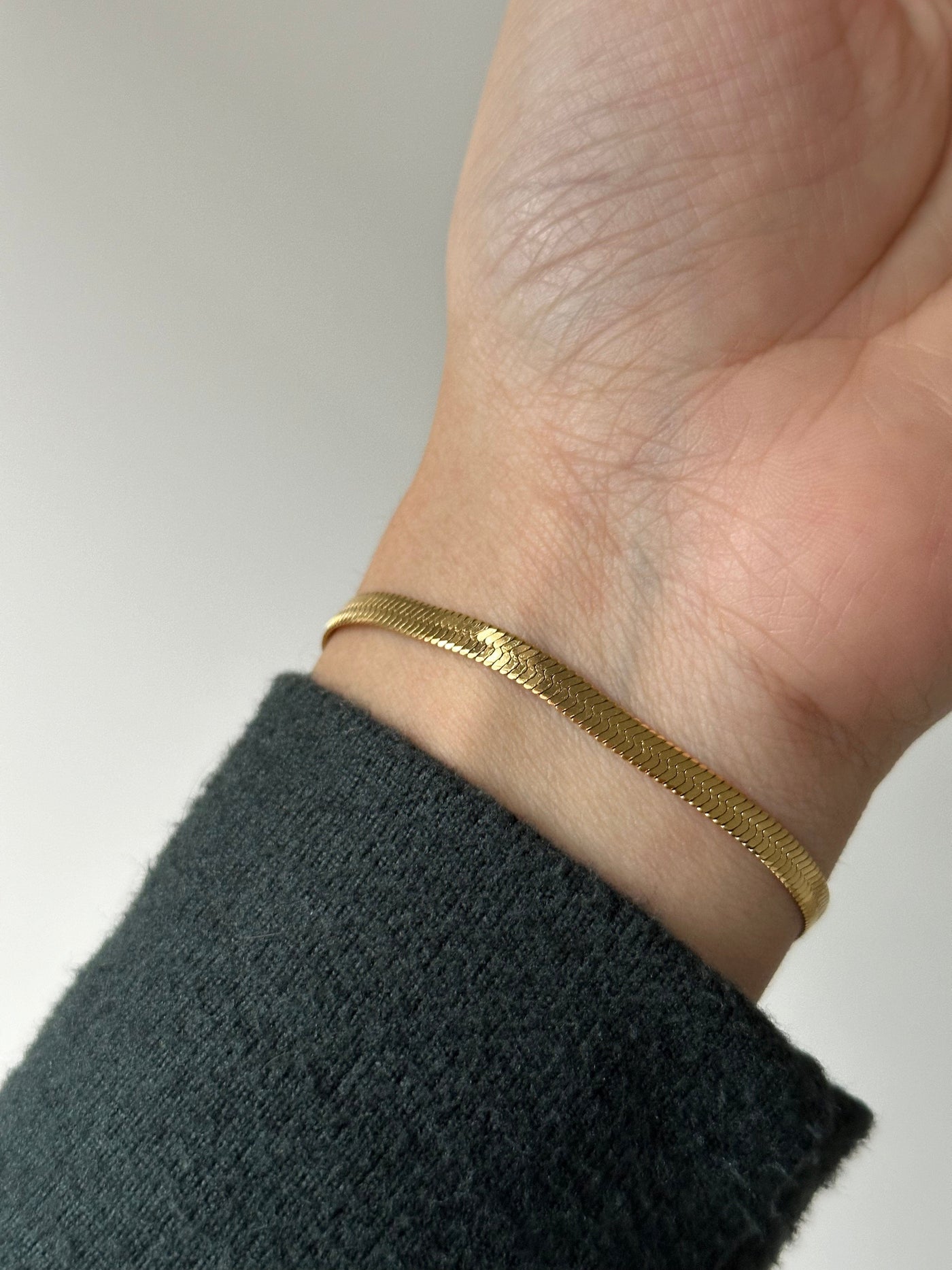 Bold Herringbone Bracelet