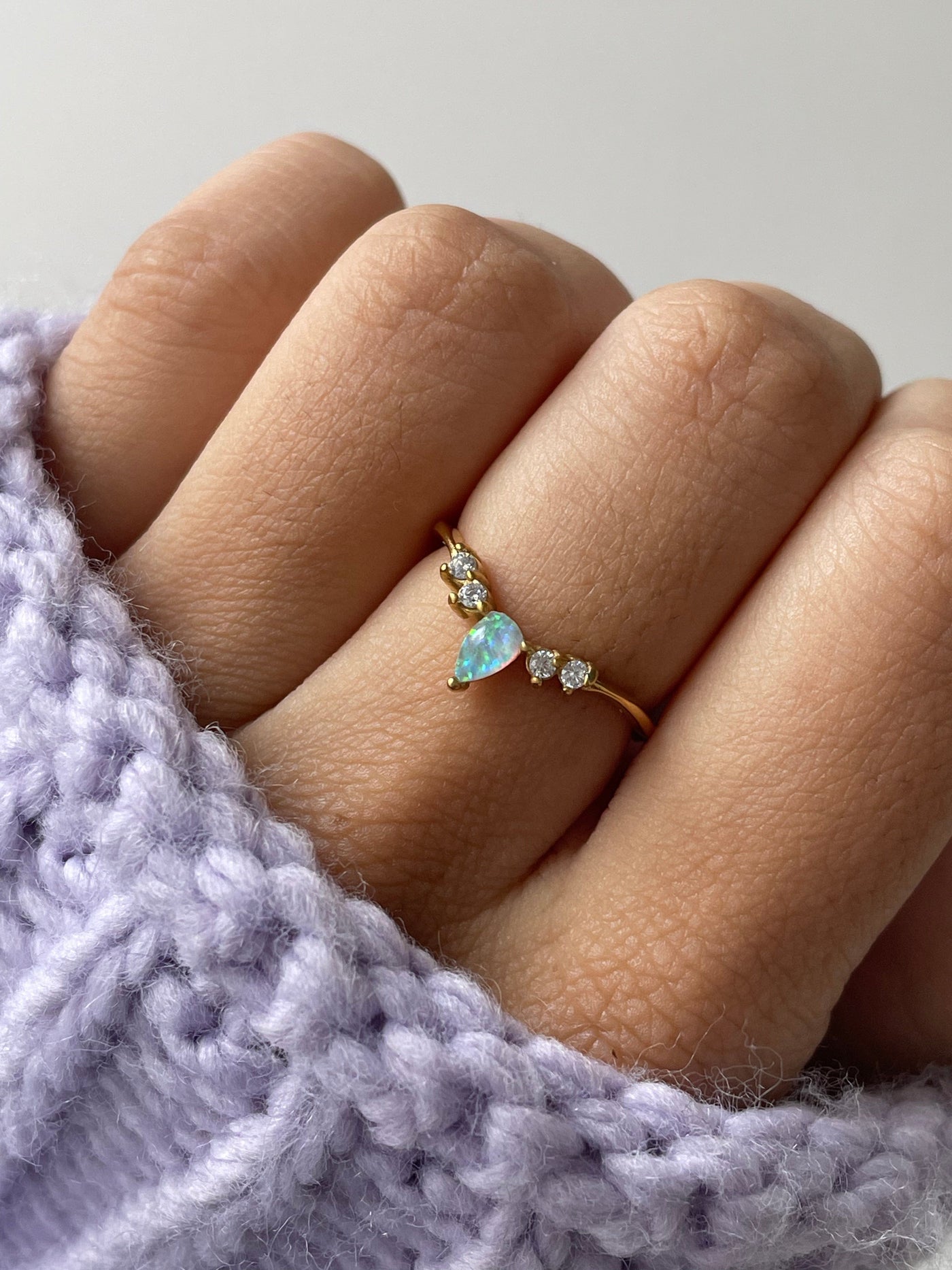 Monarch opal ring hotsell