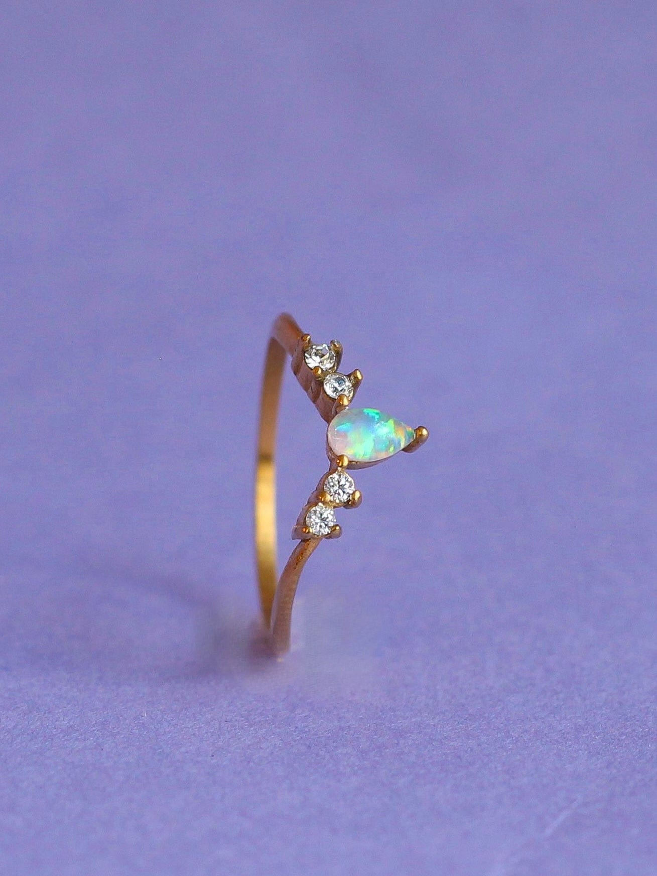 Monarch Opal ring