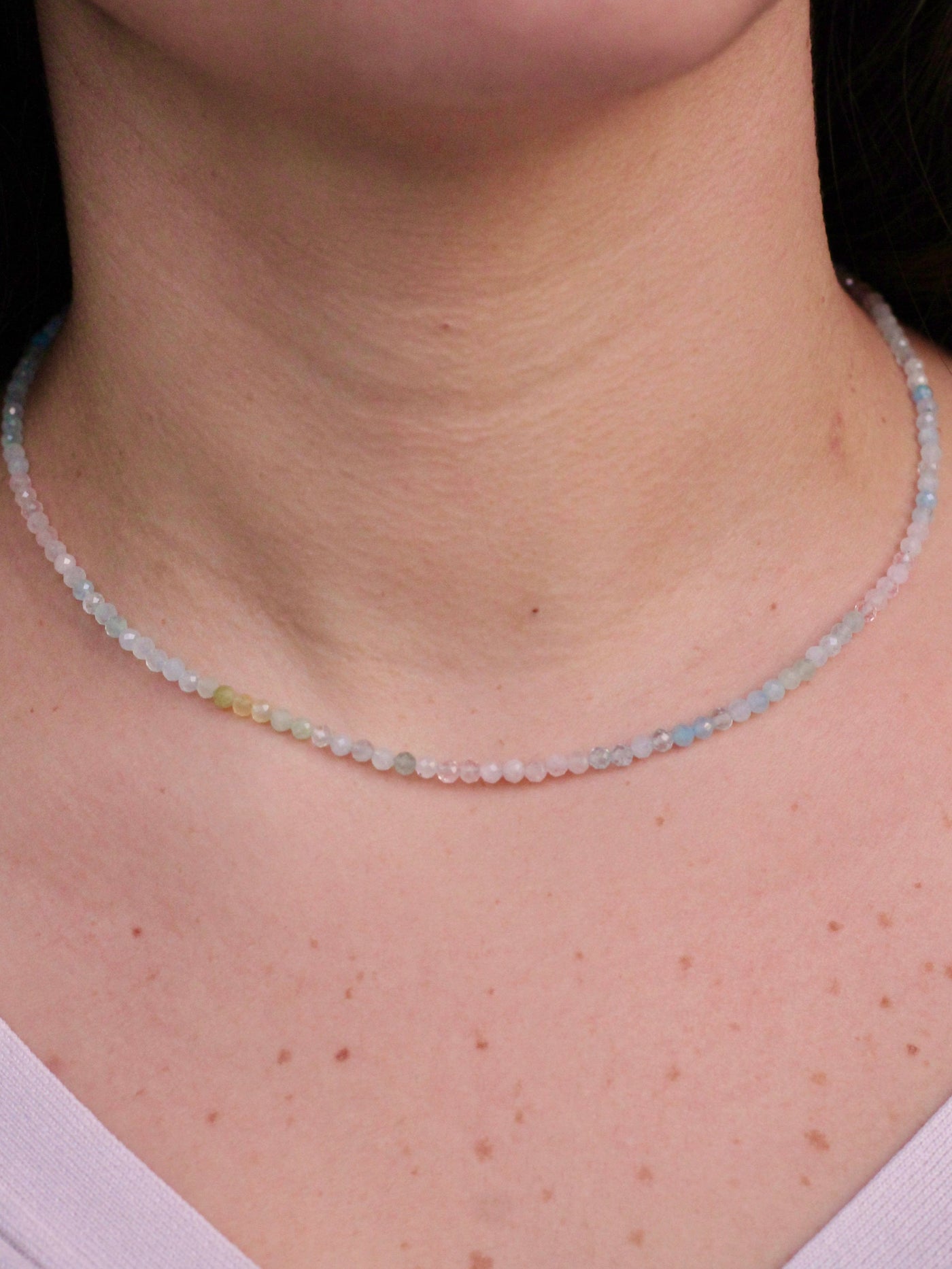 Morganite necklace