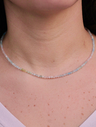 Morganite necklace