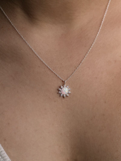 Opal Sun necklace