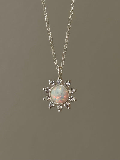 Opal Sun necklace
