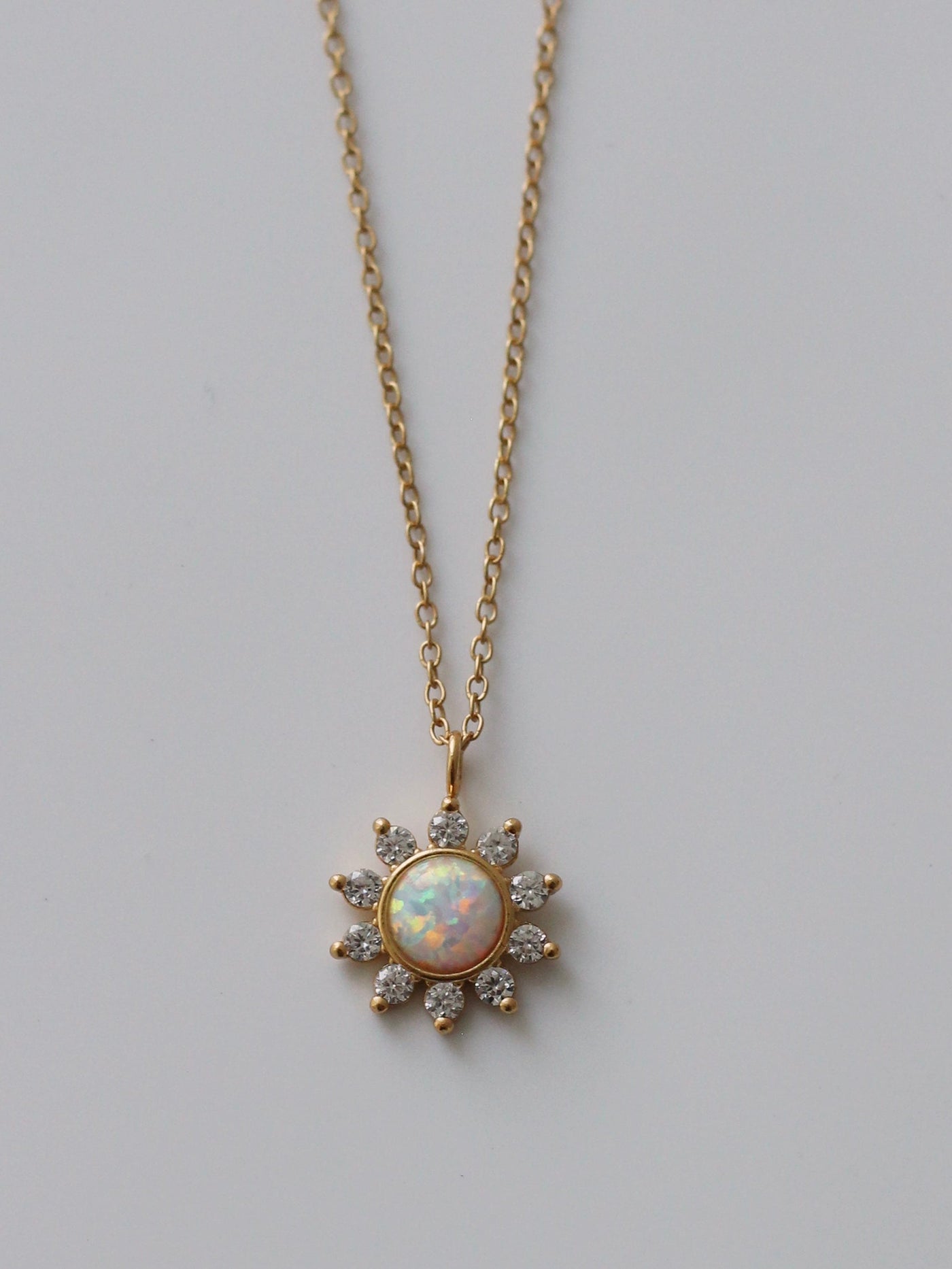 Opal Sun necklace