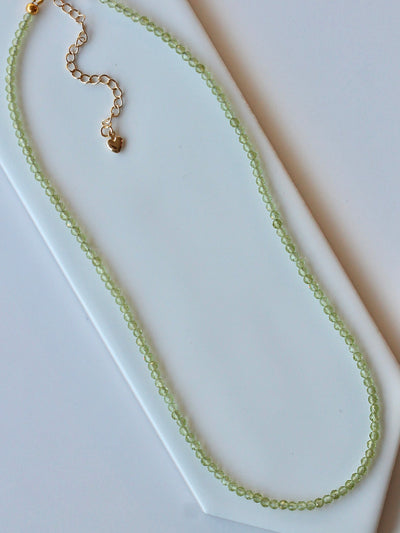 Peridot necklace
