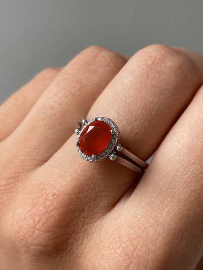Productivity Ring (reversible gemstone)