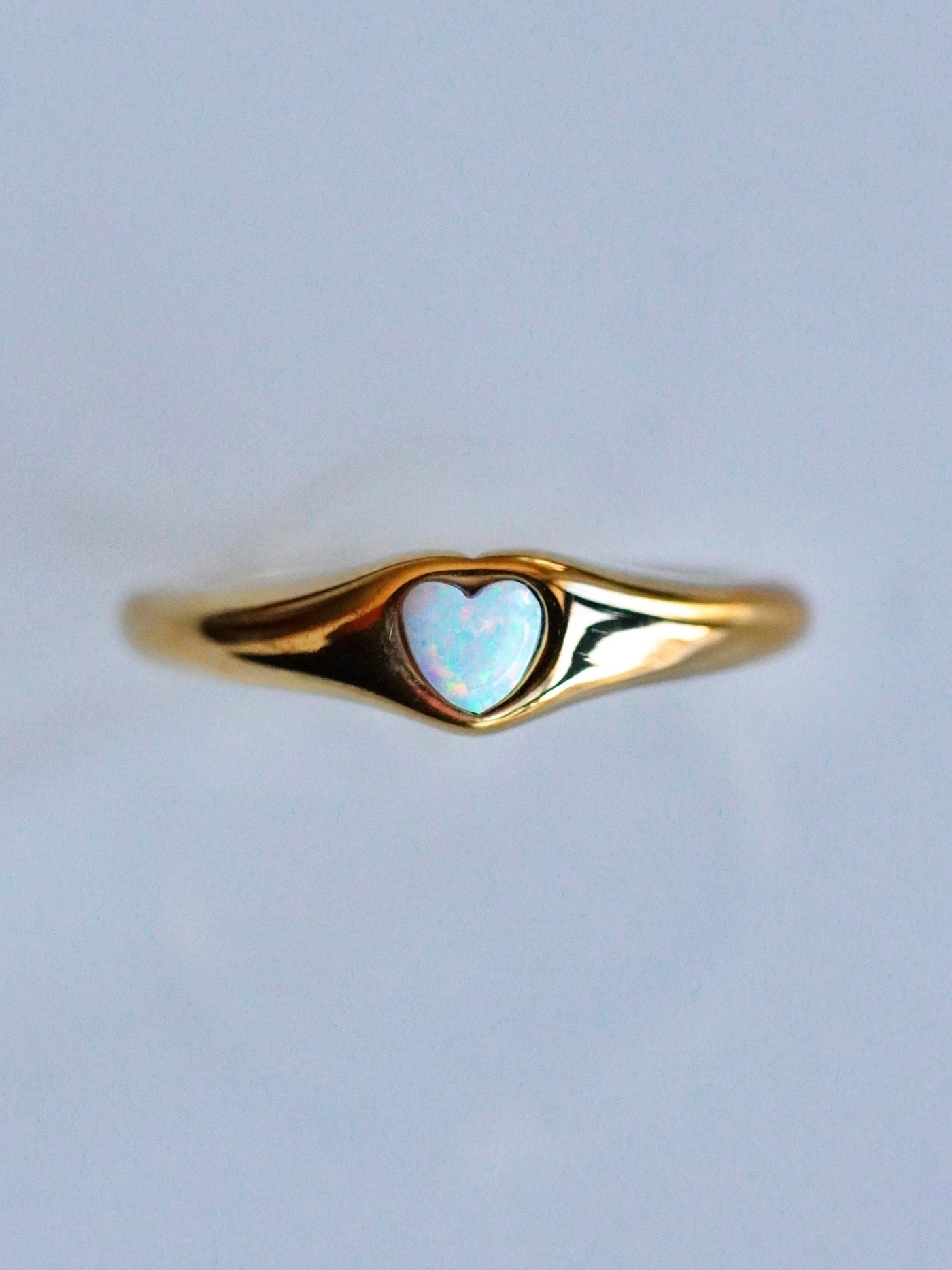 Opal Signet Ring