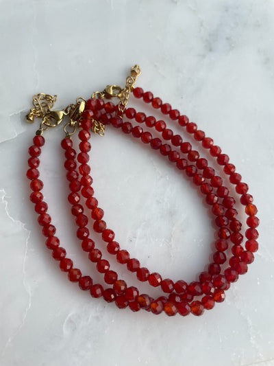 Carnelian Gemstone Bracelet
