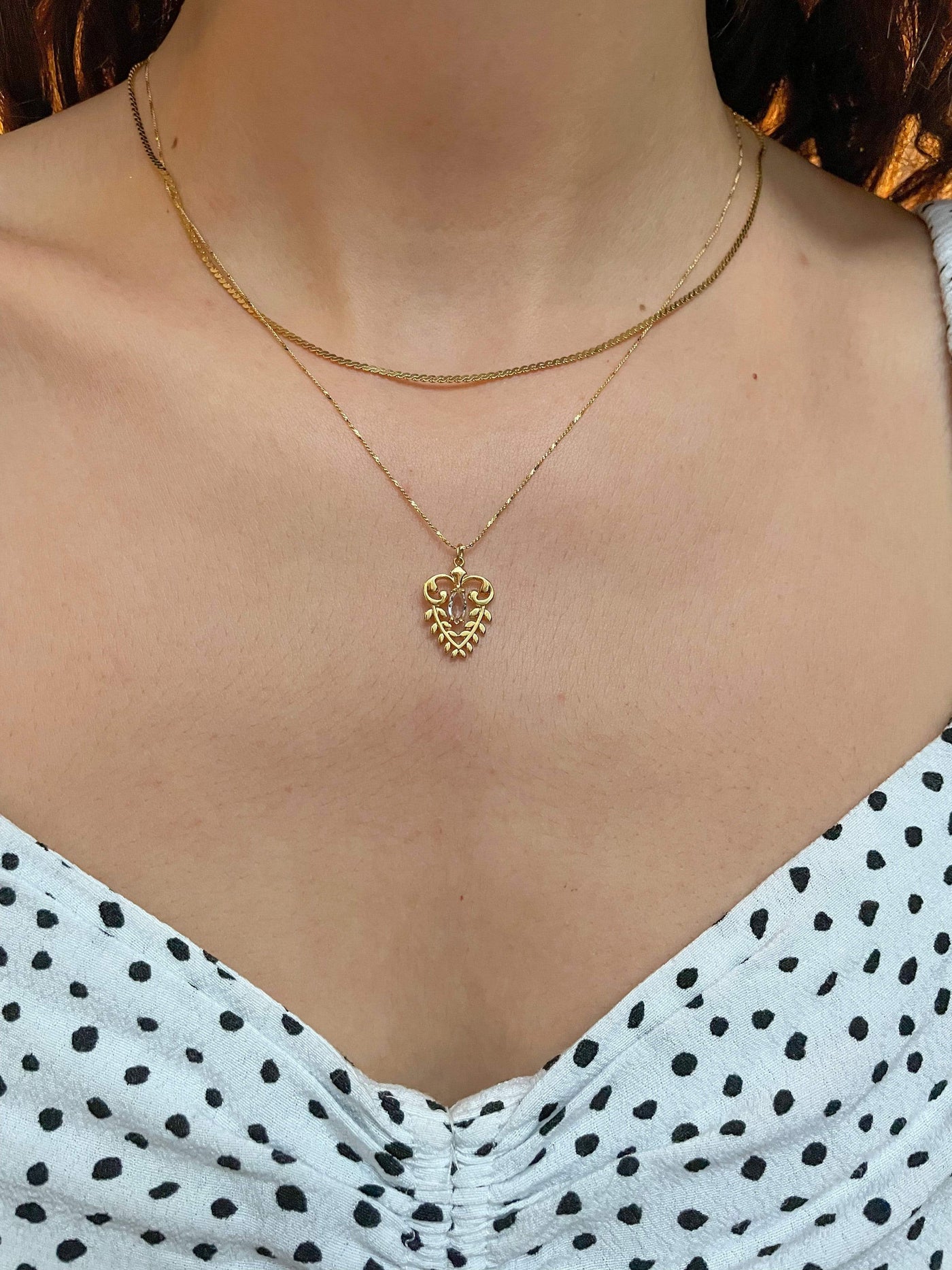 Damask Sparkle Necklace