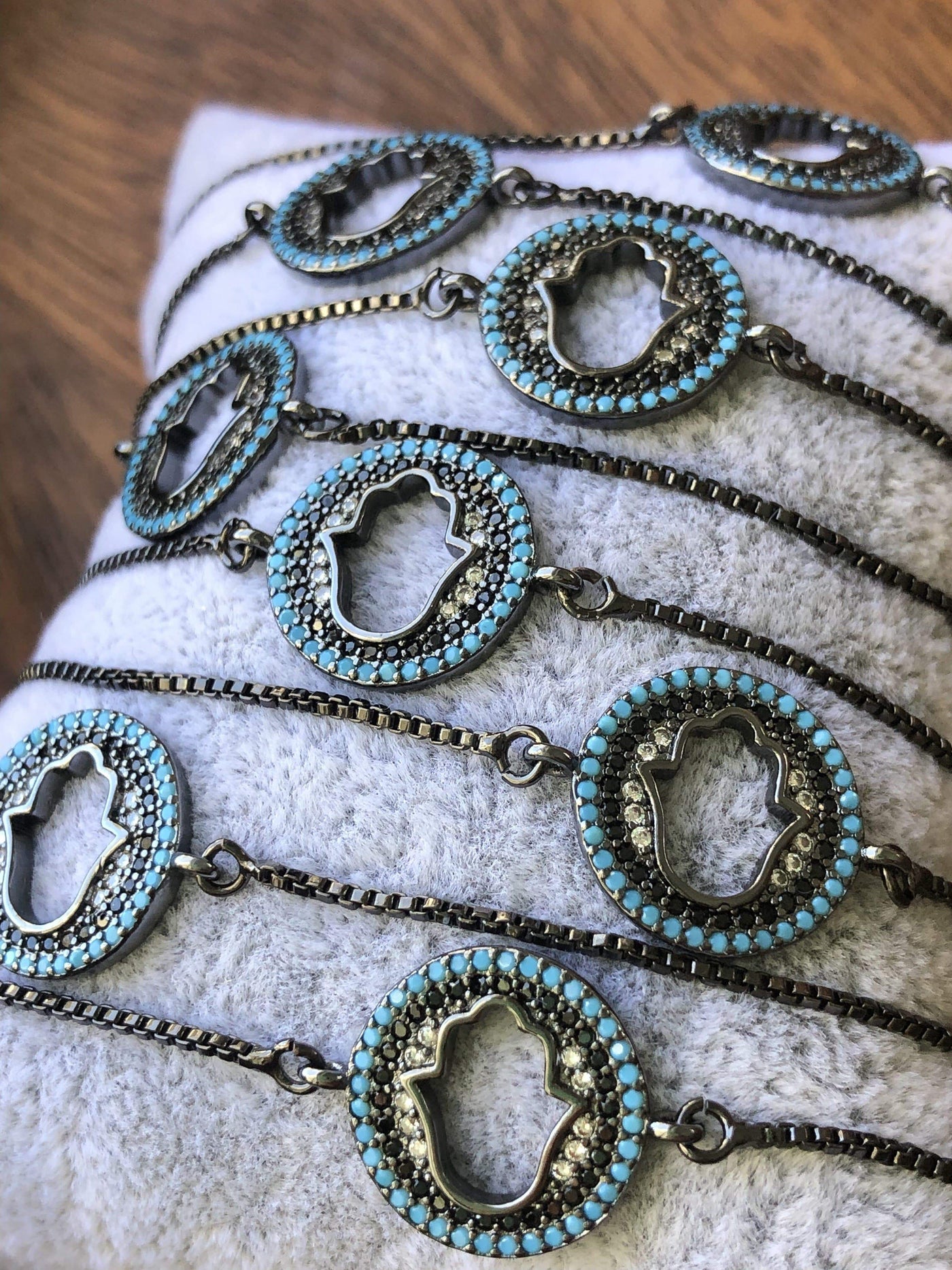 Hamsa hand bracelet