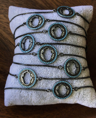 Hamsa hand bracelet