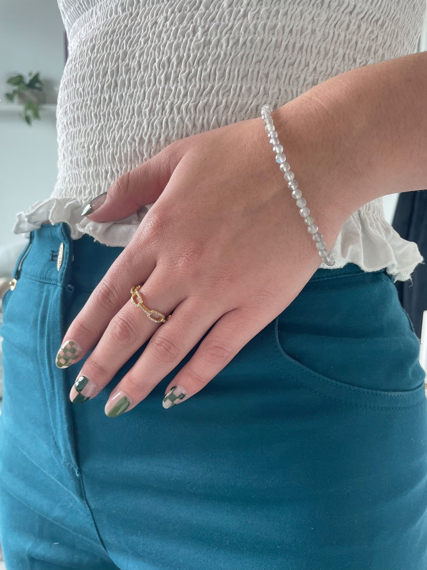Labradorite Gemstone Bracelet