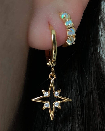 Moon and Star ear huggies