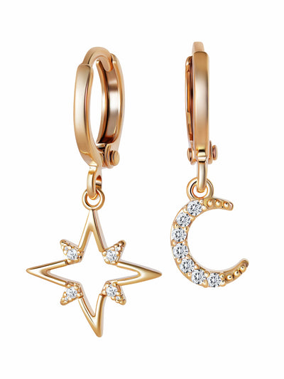 Moon and Star ear huggies