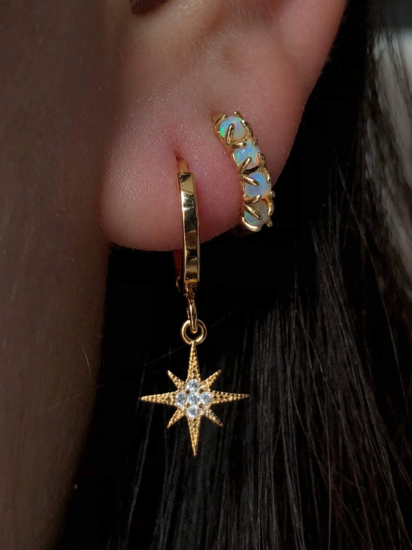 North Star ear huggies