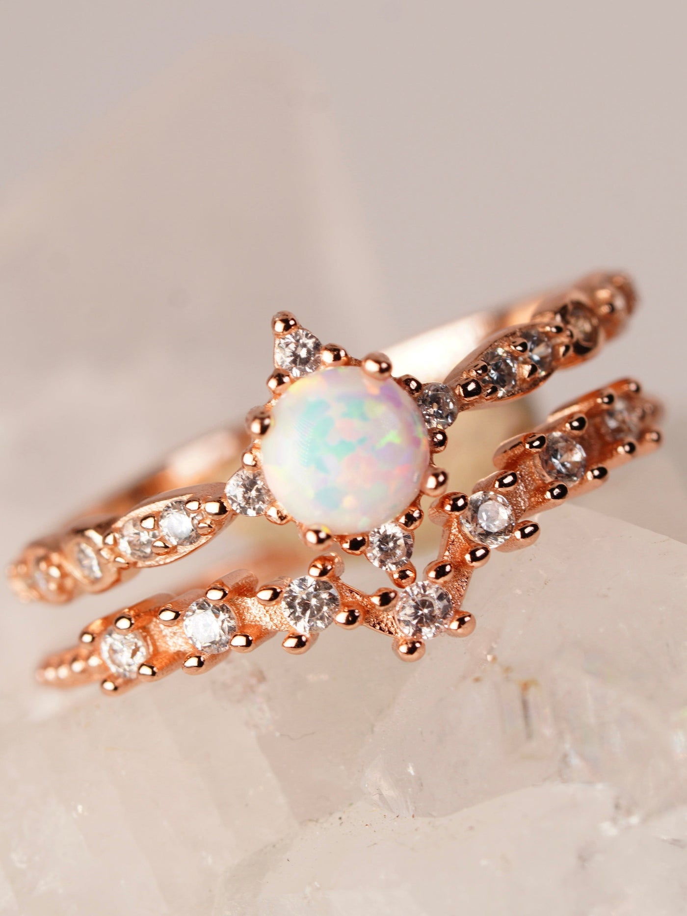 Opal Diamante Ring
