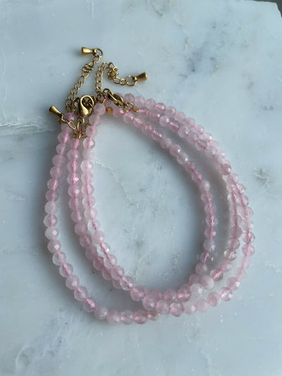 Rose Quartz Gemstone Bracelet